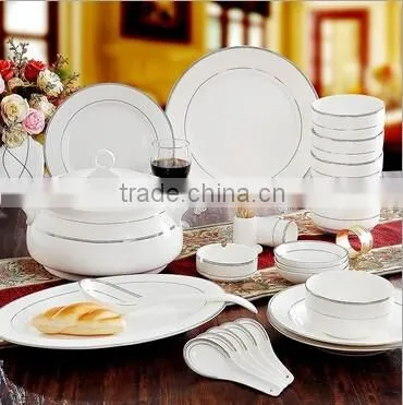 56 pcs Middle East Style Ceramic Dinnerware Tableware Set