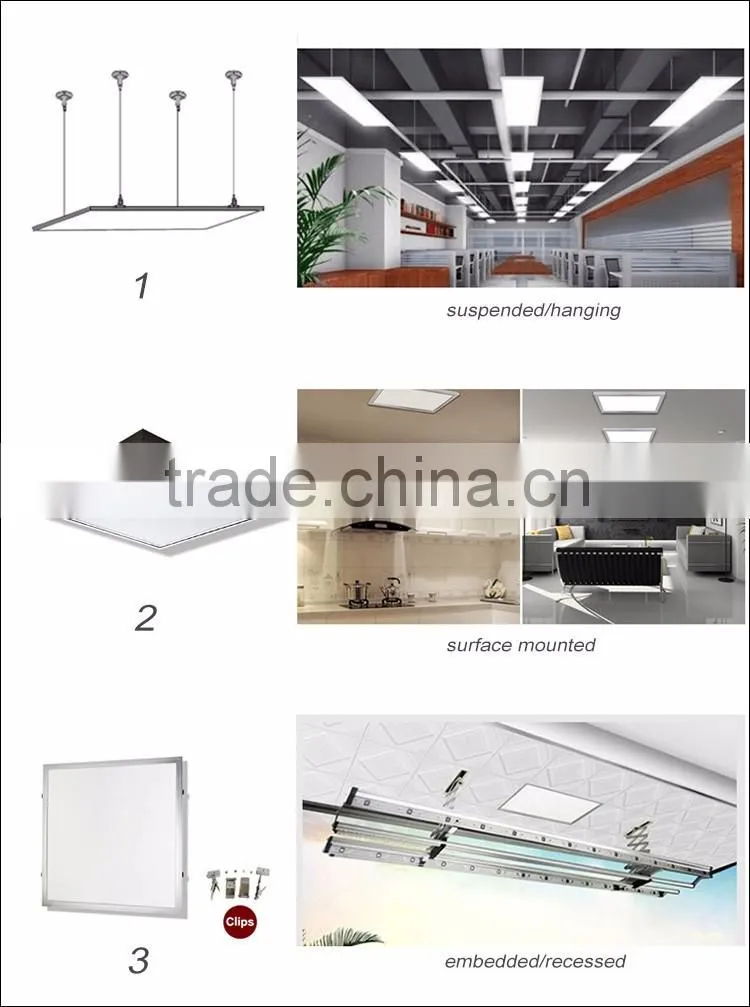 high quality TUV CE&RoHS 45w dimmable 1200x300 ultra thin wire led lights