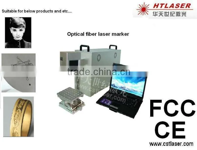 Optical fiber laser marker