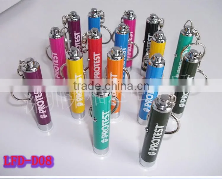 Promotional Logo Led Light Projector Keychain, Led Projection Keychain, Promotional Keychain Light