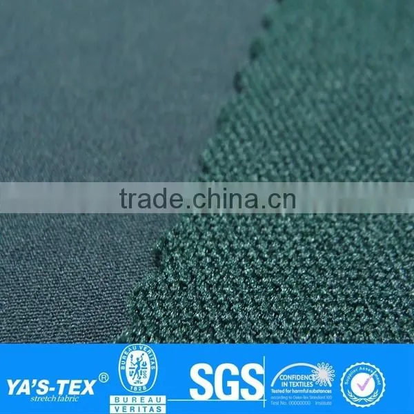 Green Twill 4 Way Stretch Nylon Polyester Spandex Lycra Waterproof Fabric Wholesale For Mountaineering