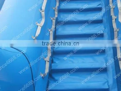 pvc inflatable long dragon water slide