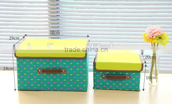 Foldable With Lid/PVC Storage Box