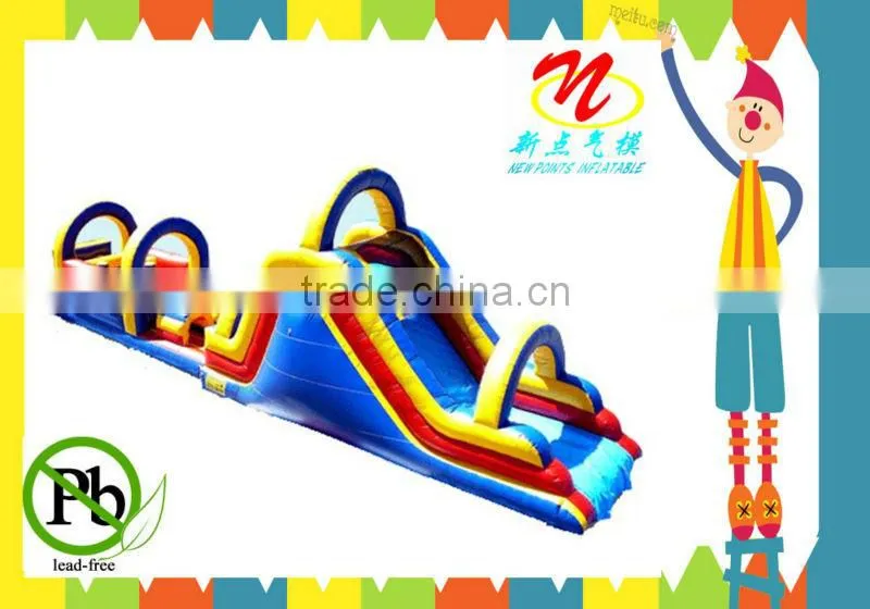 PVC exciting inflatable obstacle course for kids