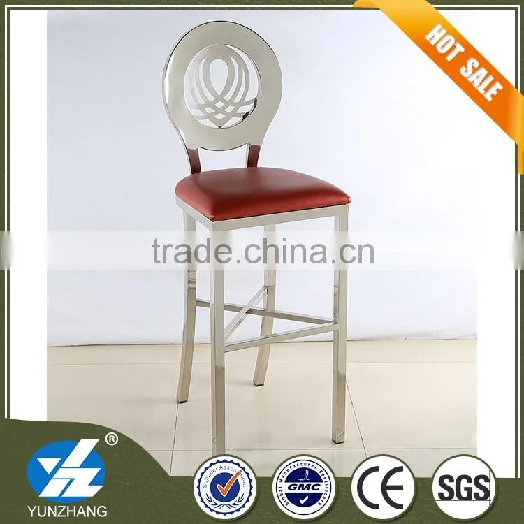 High-grade stainless steel bar furniture bar chair