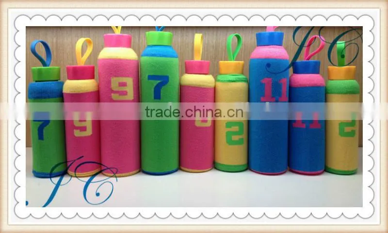 Popular good looking Advertising colorful water bottle Cup Sleeve for promotion