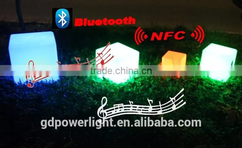 led cube with bluetooth stereo and remote control S001S