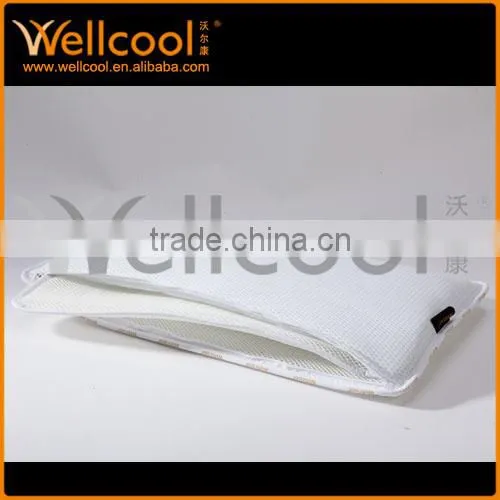 breathable washable 3d air mesh fabric baby pillow
