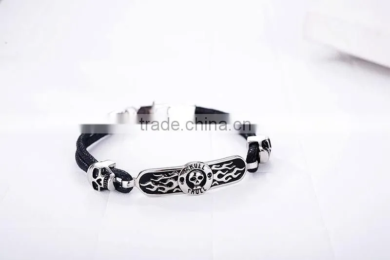Hot sale clear silicone bracelets with stainless steel clasp