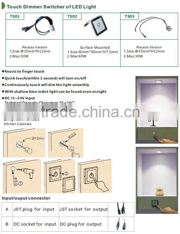 hot sale IR sensor switch for LED lighting