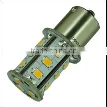 Warm white SMD 12 Volt automotive led 1156 bulbs for car