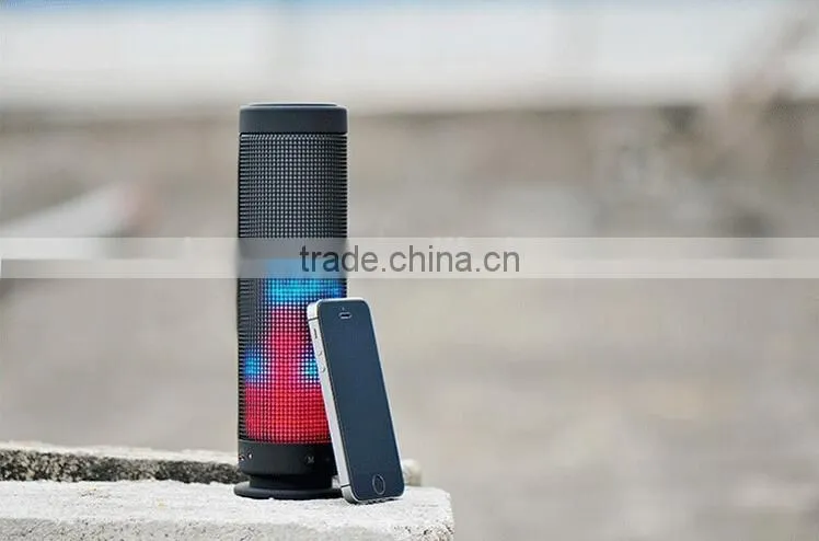 High quality music play fantasy color led light wireless Bluetooth speaker