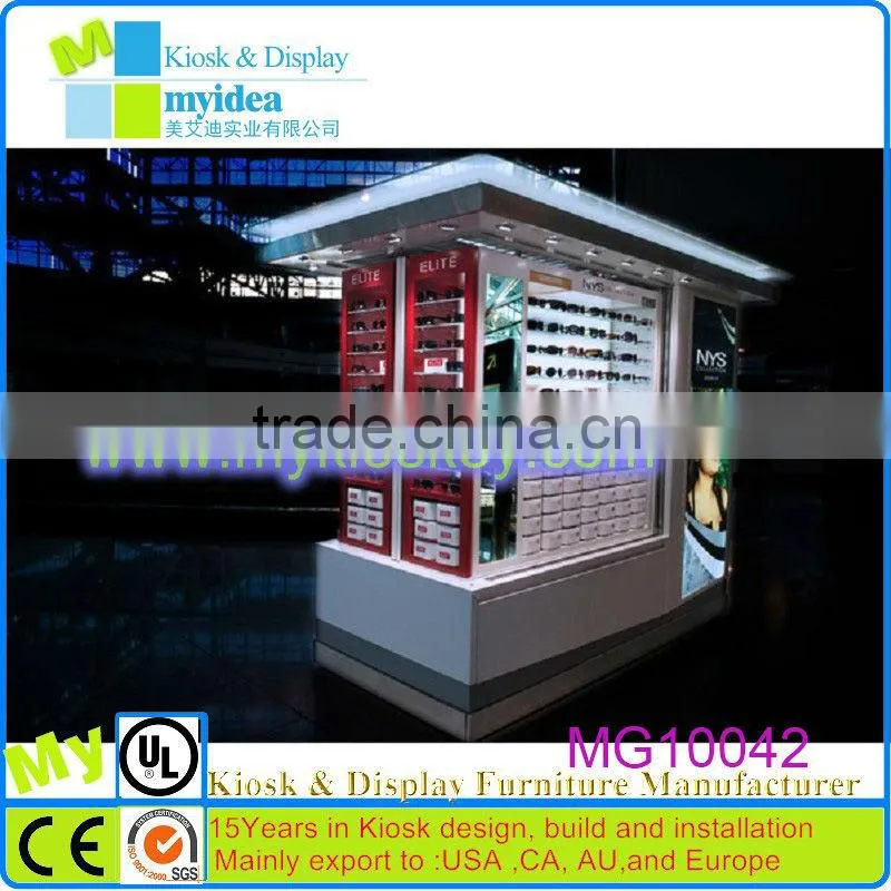 Myidea acrylic sunglass display/sunglasses display with lock