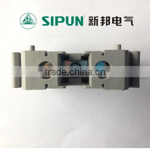 UK35 terminal block with din rail screw type