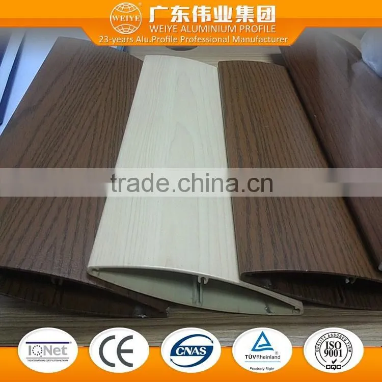 wood finished for outdoor aluminium louvers/shutters