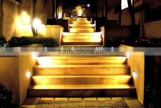 outdoor step wall light led 3 watt 12 volt aluminum