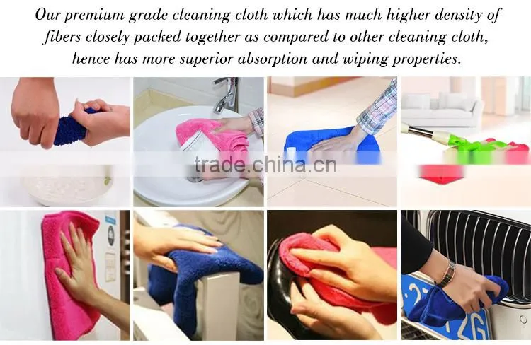 Waterless Car Wash Products Super Absorbent Car Dry Wash Cleaning Cloth