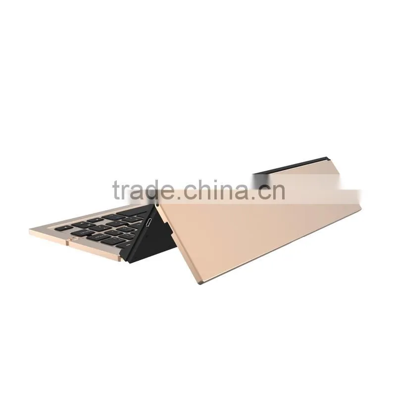 Folable universal Bluetooth keyboard for Windows/Android/IOStablets and smart phones with stand
