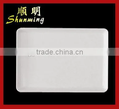 White melamine fruit tray