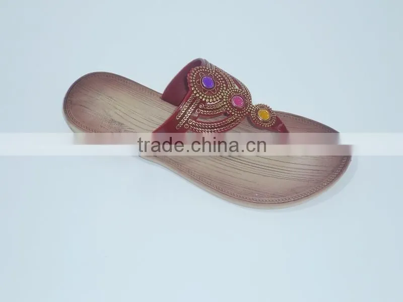 2015 PVC PCU Ladies Shoes Flipflops slippers