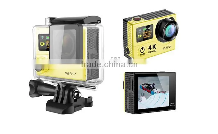 Dual screen WiFi 4K 15fps ultra HD 1080p sport camera