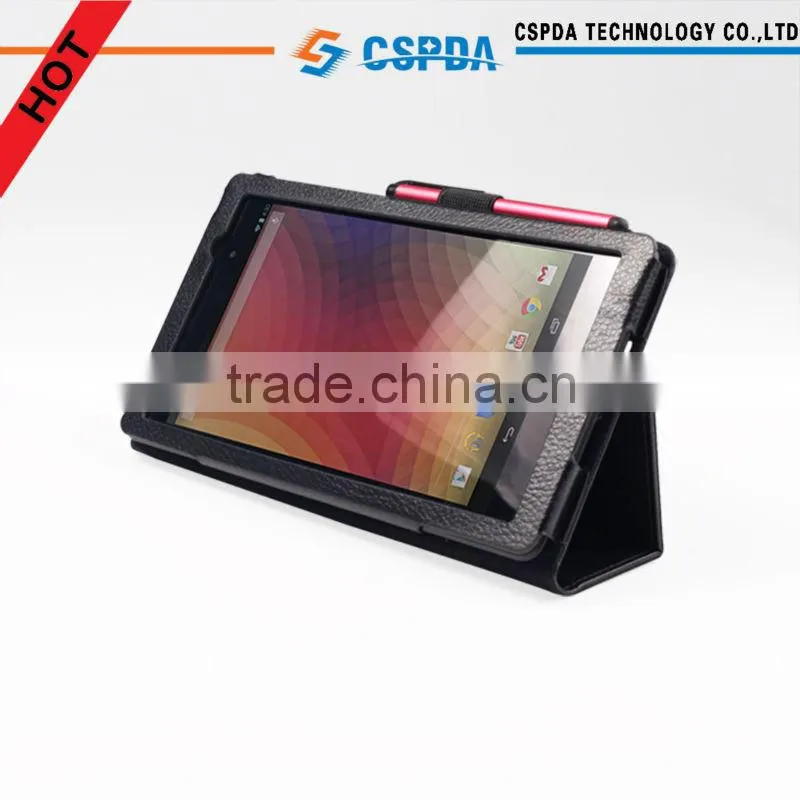 Folio back stand leather case for Google Nexus 7 2nd Generation