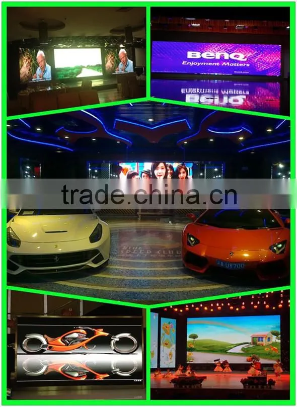 ShenZhen Creking factory poplar p6 indoor curved led panel/Full color stage flexible led background