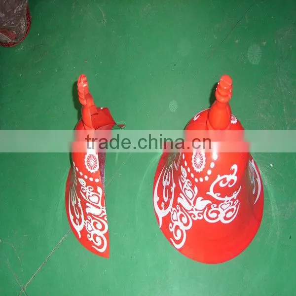 Colorful plastic christmas bell