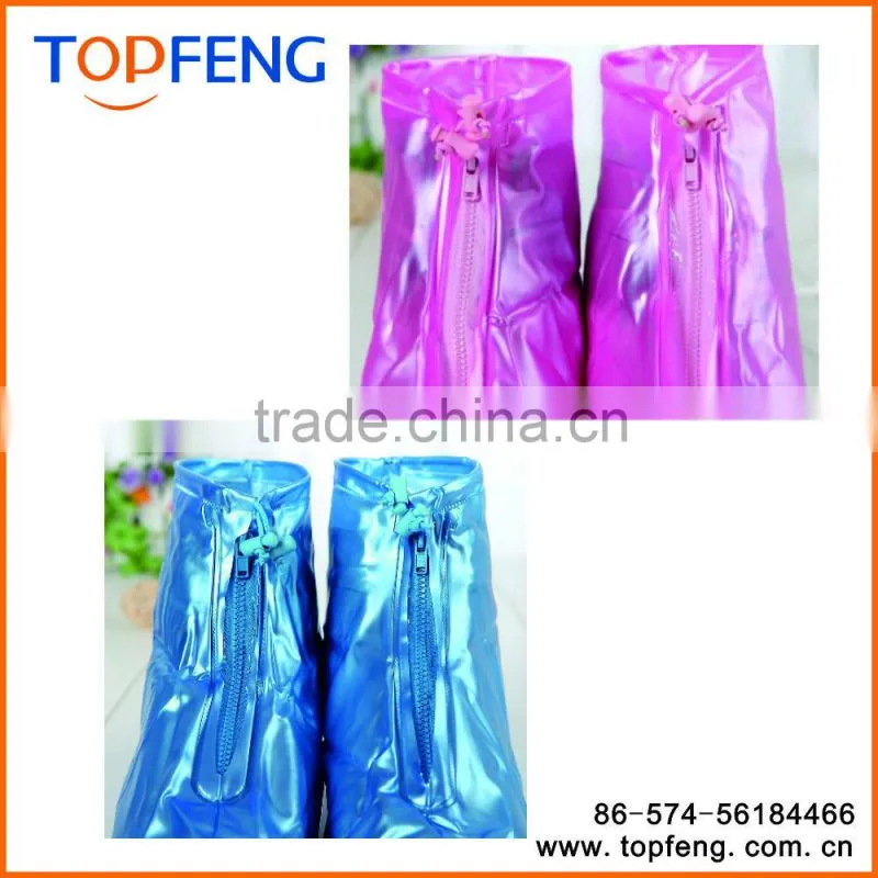 Fashion Waterproof Shoes Cover Rain Snow Reusable Protective Shoes Covers for Women Men Kids