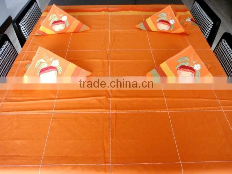 Embroidered Table cloth dish cloth
