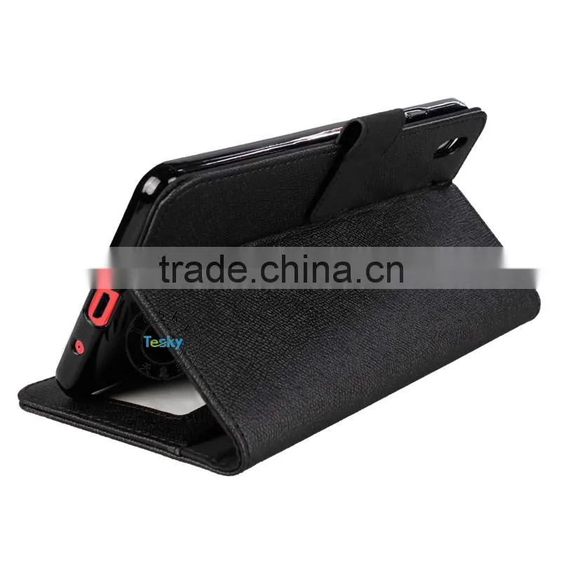 Fancy Cover Case For HTC Desire Eye Flip Cover ( Black )