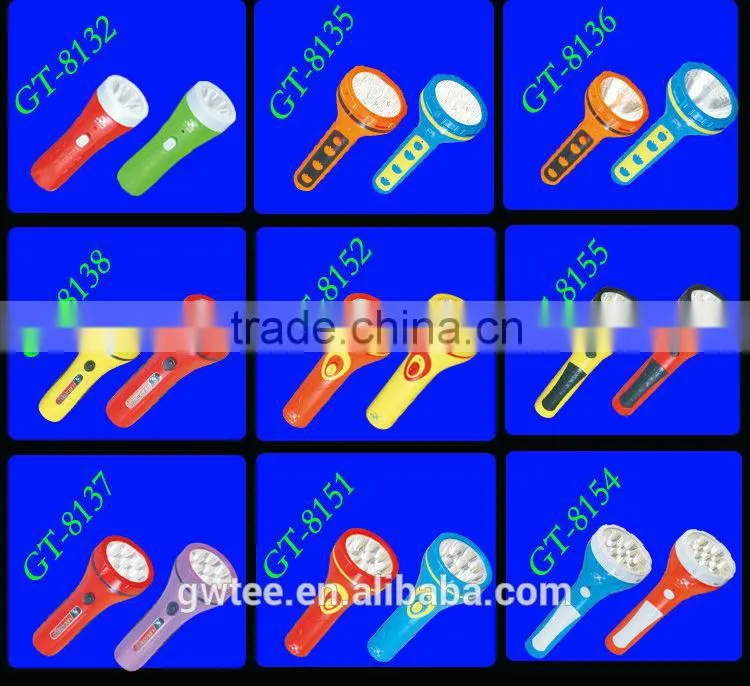High quality Diving 7pcs magnetic led flashlight(GT-8138)
