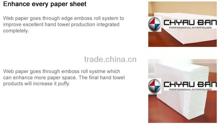 High Speed Z Fold Dispener Hand Towel Folder Machine