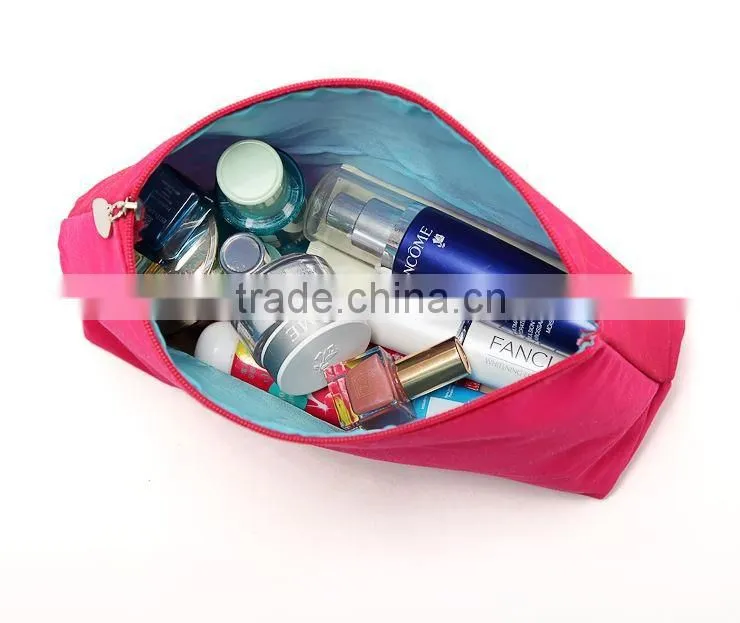 Popular Polyester Small Cosmetic bags with Compartments
