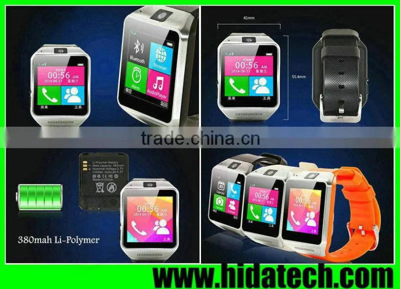 Latest wrist watch mobile phone with camera touch screen watch