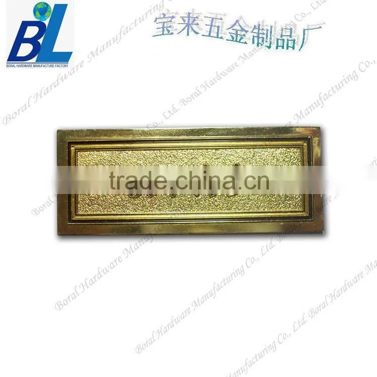 Strucked nickel metal nameplates for company name