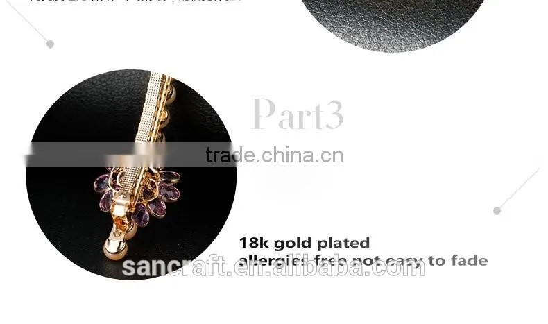 Hot sell grace design Austrian crystal natural pearl two colors flower hair clip