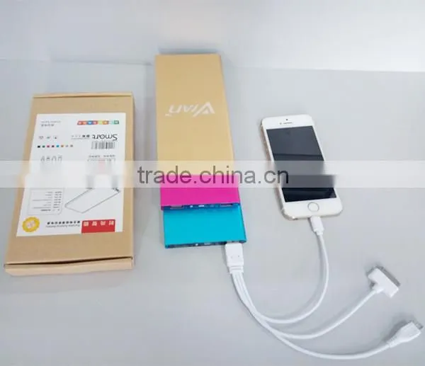 2015 Trade Assurance 12000mah Mobile Power Bank Slim Power Bank 12000mah