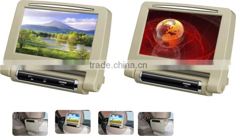 8 Inch Active Headrest Monitor with MP5/USB/SD/Touchscreen Fit for All Model Cars