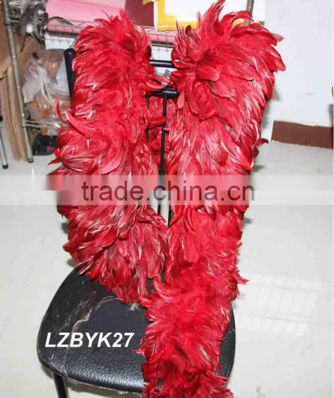 Full Fluffy coque feather Boa LZBYK36