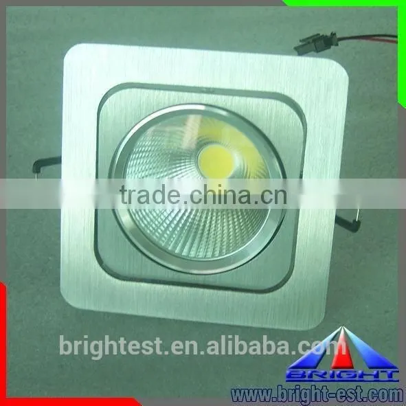 10W Square COB led downlight,adjustable led downlight