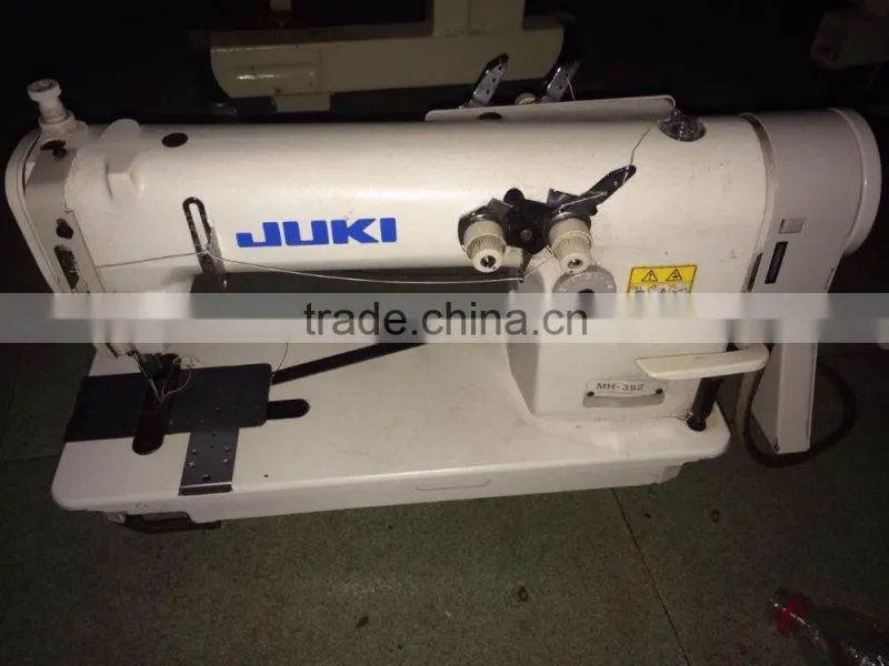 used Second-hand JUKI Double needle ,double chain stitch sewing machine MH-382