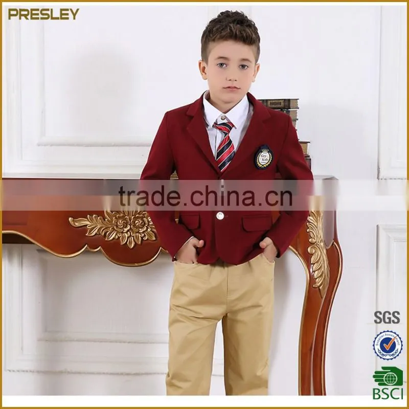 Hot sale primary High School blazers unisex blazers for kids children