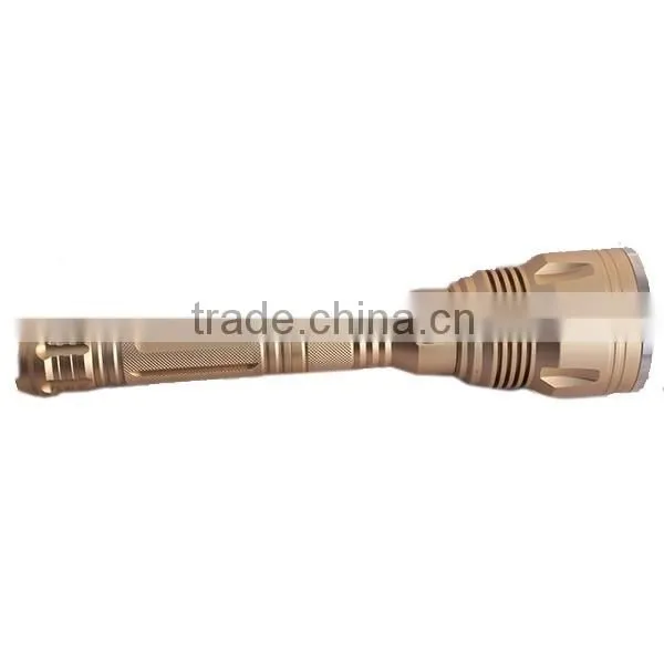 2200 lumen aluminum led flashlight rechargeable torch light