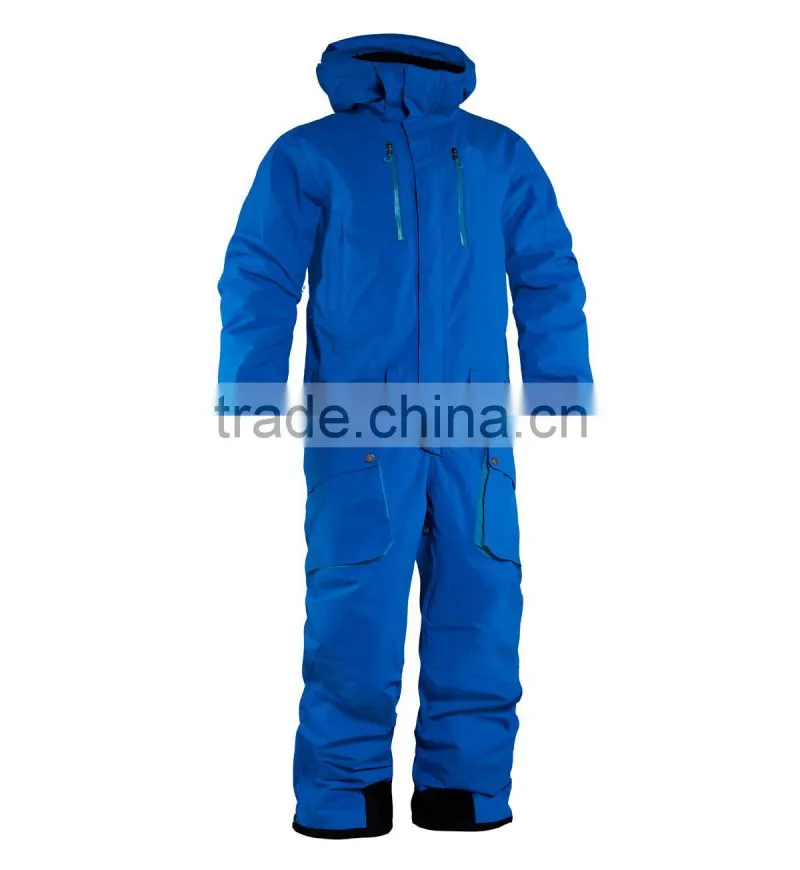Men waterproof one piece professional ski wear