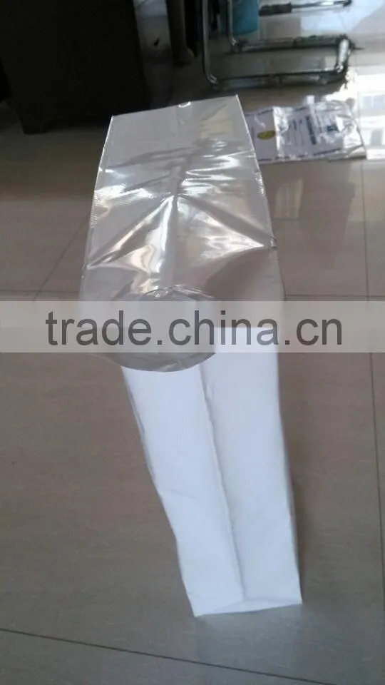 Anti-slip cheap plastic pe bag for powder packing