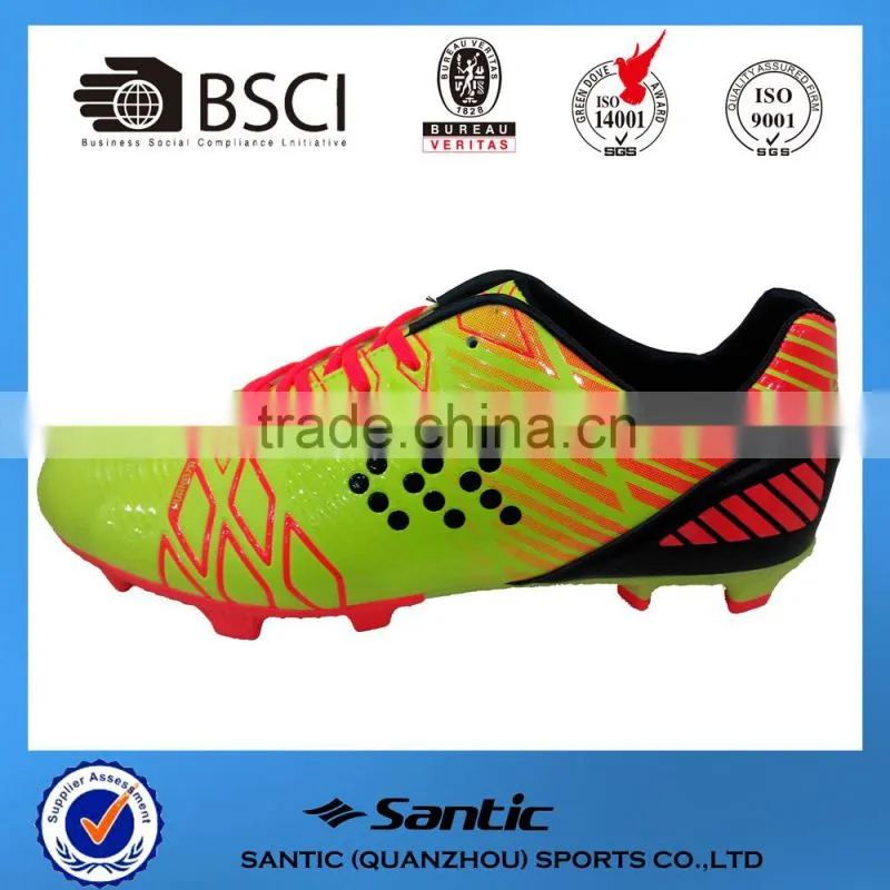 2016 Men outdoor sport shoes for football use, grade original quality soccer boots new style outdoor rugby SS1642
