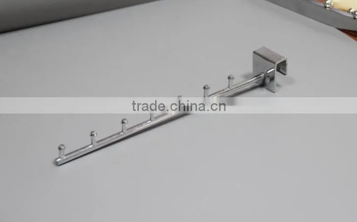 12'' 7 pins clip on square tube clothes brackets KF-D063