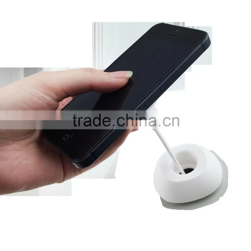 Showhi phone display security stand for shop with internal cable HR7500