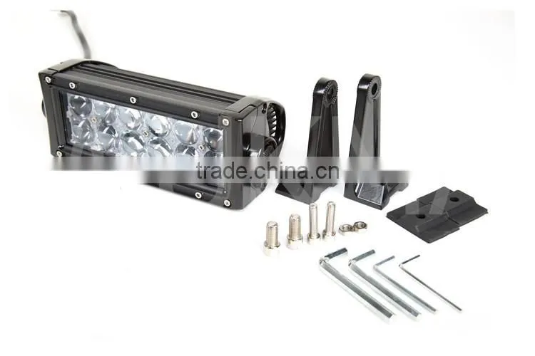New led light bar 4D Lens 12v 24v 7.5inch 36w 4x4 led light bar for cars